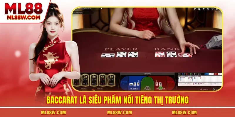Baccarat là siêu phẩm nổi tiếng thị trường 